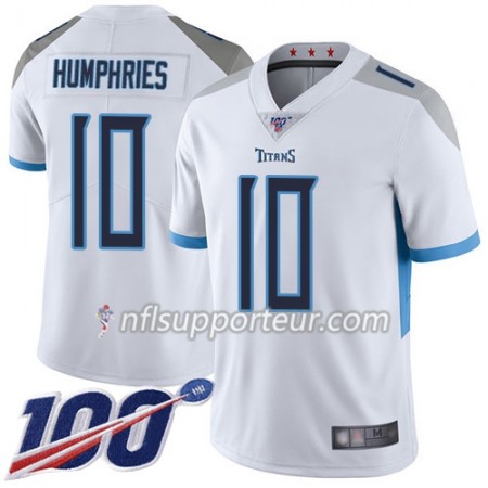 Maillot Homme Tennessee Titans Adam Humphries 10 Nike Blanc 100th